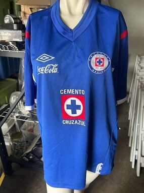 Club Deportivo Cruz Azul Authentic Umbro Jersey size large 2011-2012 new withtag